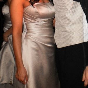 Sale! Alfred Angelo champagne strapless dress